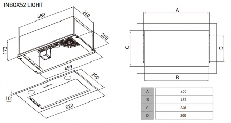 MEFERI INBOX52WH LIGHT