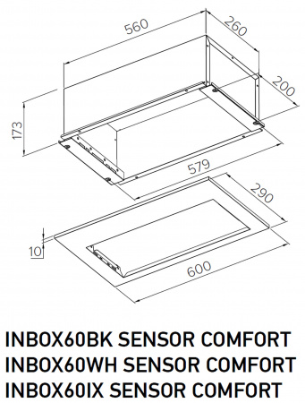 MEFERI INBOX60WH SENSOR COMFORT