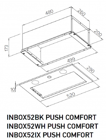 MEFERI INBOX52IX PUSH COMFORT