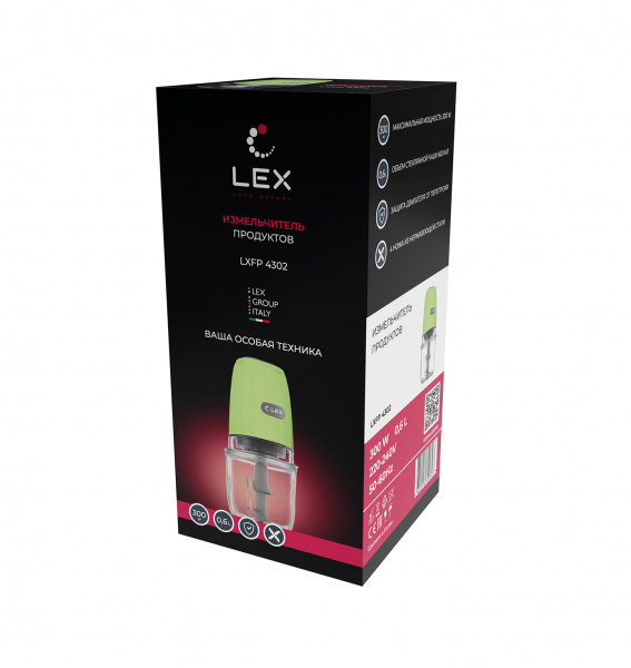 LEX LXFP 4302, измельчитель стеклянный (фисташковый)