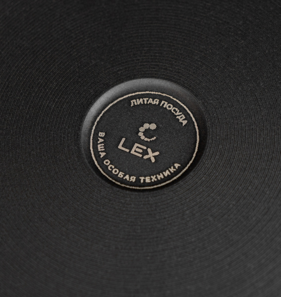 LEX Сковорода литая WOK Samaria с а/пр. покрытием, диаметр 28 см