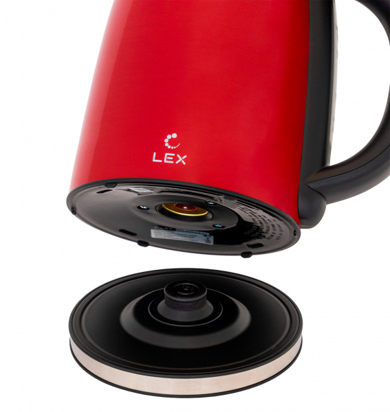 LEX LX 30021-2,  чайник электрический (красный)