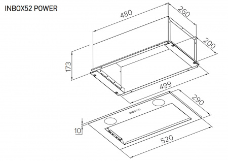 MEFERI INBOX52BK POWER