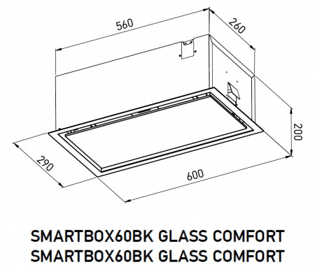 MEFERI SMARTBOX60WH GLASS COMFORT