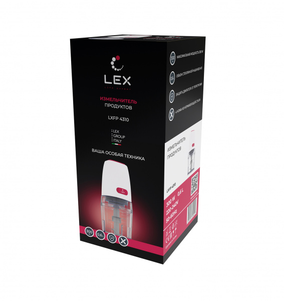LEX LXFP 4310, измельчитель пластиковый (белый)