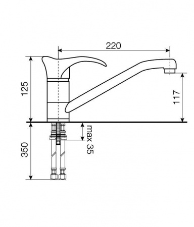 Kuppersberg TOPAZ KG2560 WHITE ALABAS