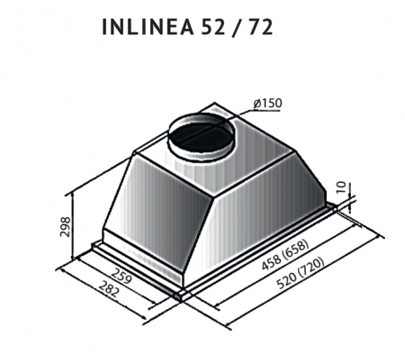 Kuppersberg INLINEA 72 Black